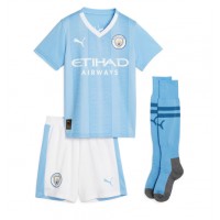 Manchester City Jack Grealish #10 Replika babykläder Hemmaställ Barn 2023-24 Kortärmad (+ korta byxor)